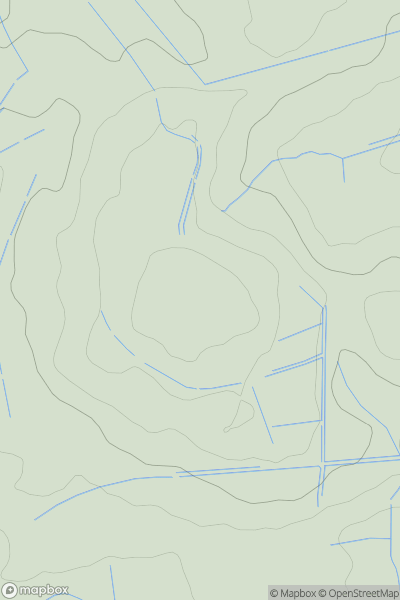 Thumbnail image for Camp Hill [South East England] showing contour plot for surrounding peak